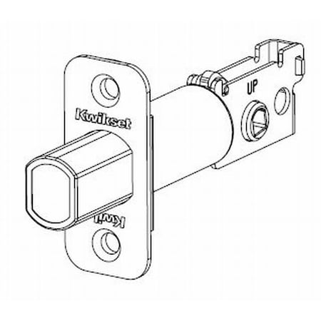 Kwikset Deadbolt Latch 2-3/4 Backset, Bright Polished Chrome 82732-26